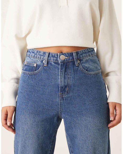 Glamorous Blue Straight Fit Jeans
