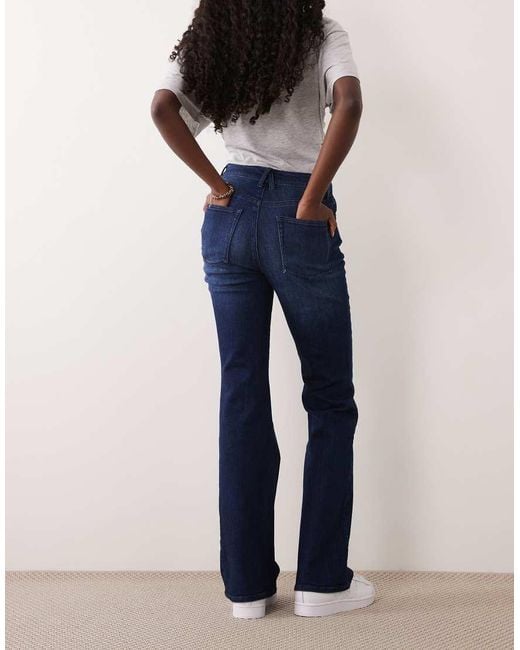 GOOD AMERICAN Blue Classic Bootcut Jeans