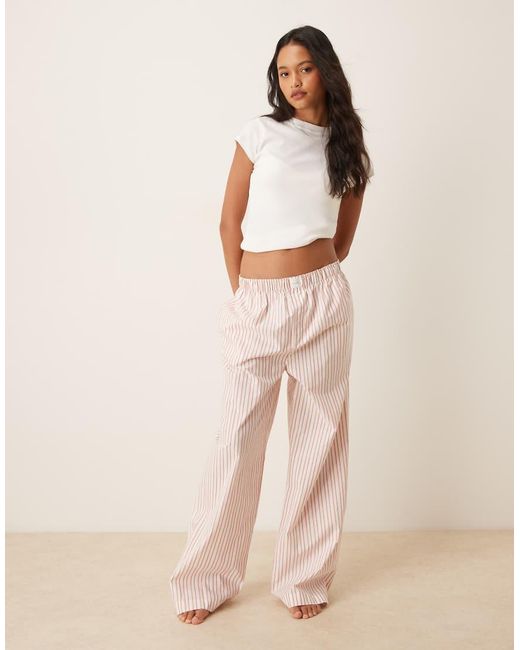 Calvin Klein Natural Logo Poplin Pant