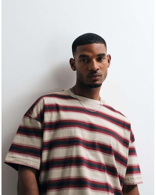 Weekday Gray Oversized T-shirt for men