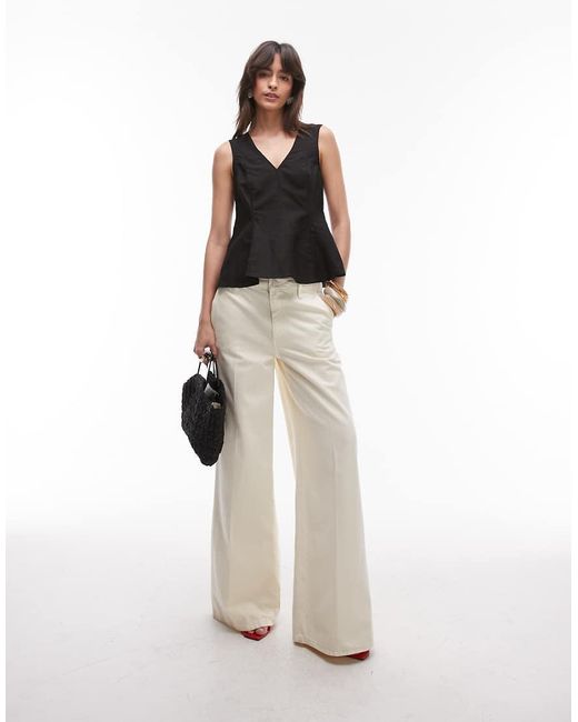 Top di Mango in Black