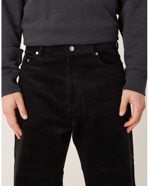 Pantaloni Ampi Neri di ARKET in Black da Uomo