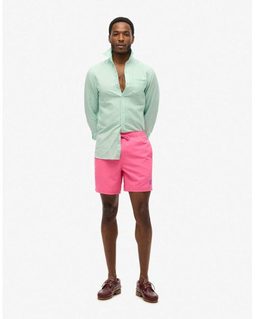 Essential - short Superdry pour homme en coloris Pink