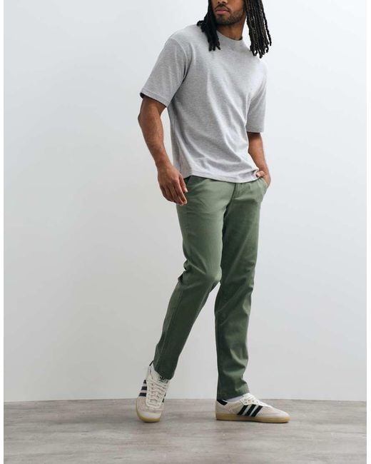 Jack & Jones Gray Slim Fit Chinos for men