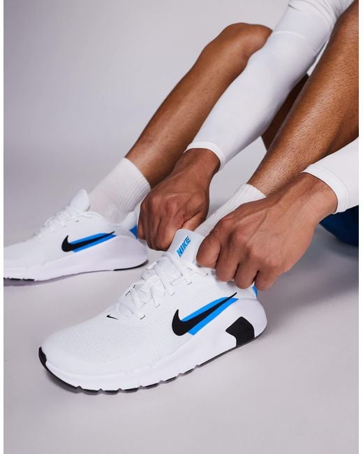 Nike White Flex Sneakers for men