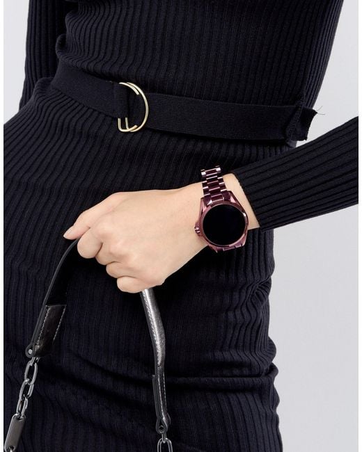 Michael kors smartwatch plum cheap