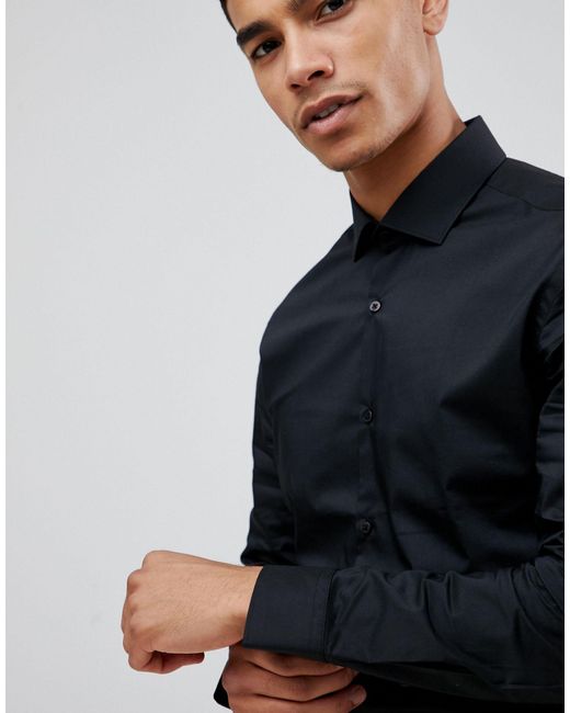 skinny stretch shirt