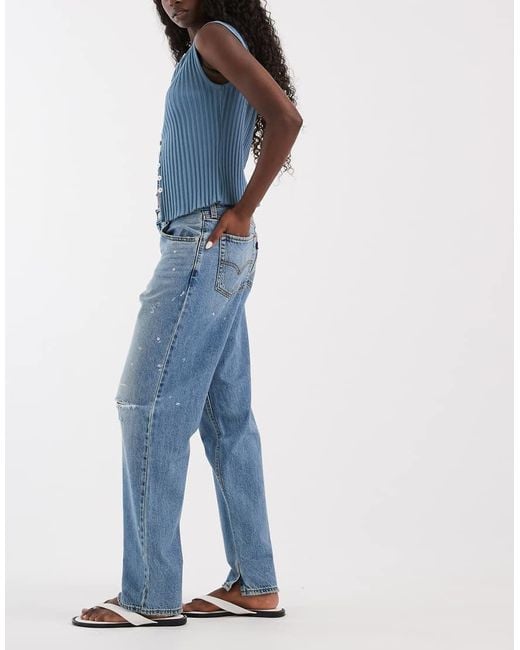Levi's Blue Loose Tapered Jeans