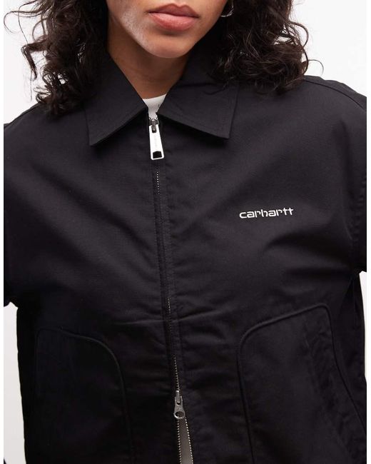 Carhartt Blue Postal Zip Through Jacket