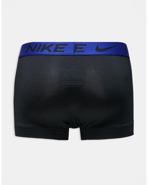 Nike Blue Essential Microfibre 3 Pack Trunk for men