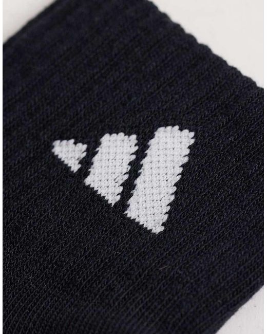 Adidas Originals White Adidas Sportswear 3 Pack Ankle Socks for men