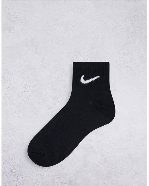 Pack De 3 Pares De Calcetines Tobilleros De Varios Colores Everyday Lightweight De Nike de color Multicolor