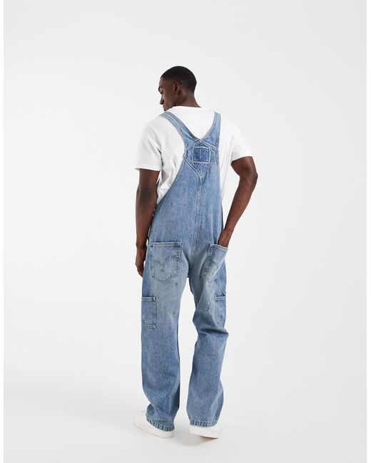 Salopette ample clair Levi's pour homme en coloris Blue