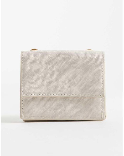 Mango Gray Card Holder With Strap