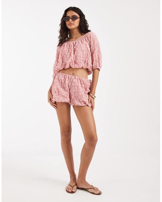 ASOS Pink Bubble Top