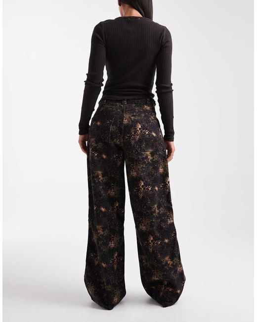 Collusion Black X002 baggy Jeans