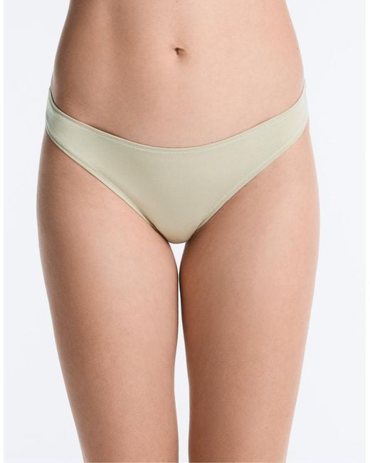 Oysho White 5 Cotton Blend Brazilian Briefs