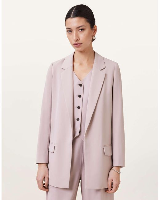 Aleida - blazer - mauve craie AllSaints en coloris Pink