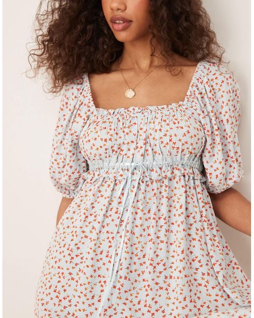 ASOS White – mini-hängerkleid
