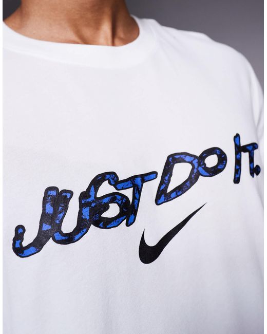 Nike White Dri-fit T-shirt With Graphic Print for men
