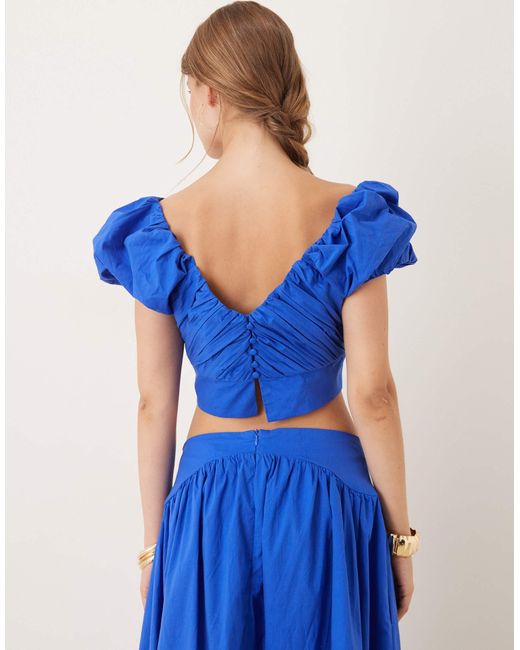 Sister Jane Blue Dream Cotton Crop Top
