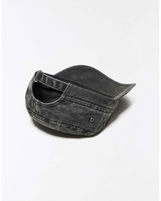 Bershka Gray – twill-kappe