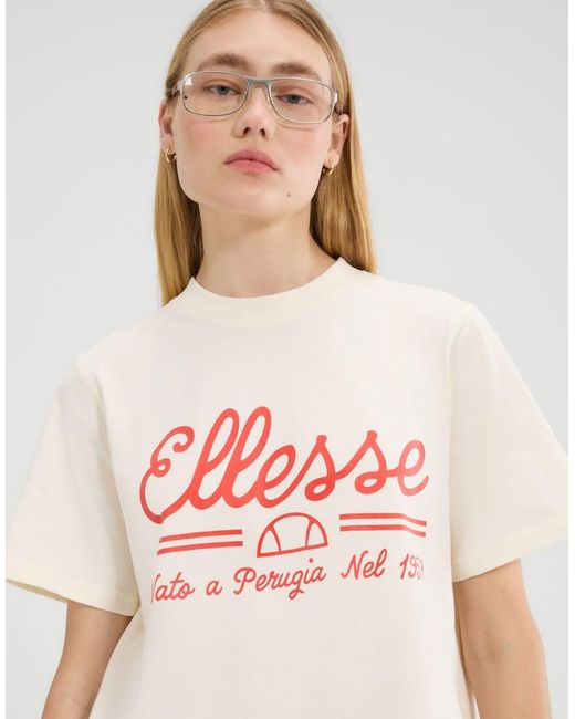 Ellesse Natural L'Anse Short Sleeve T-Shirt