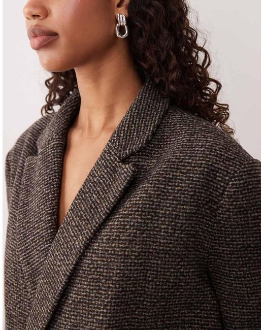 Aware Gray Premium Wool Mix Double Breasted Heritage Style Jacket