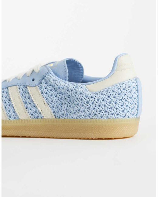 Adidas Originals Blue Samba Og Trainers for men