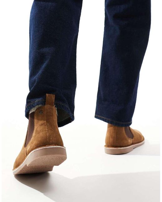 Jack & Jones Blue Bravo Chelsea Boot for men