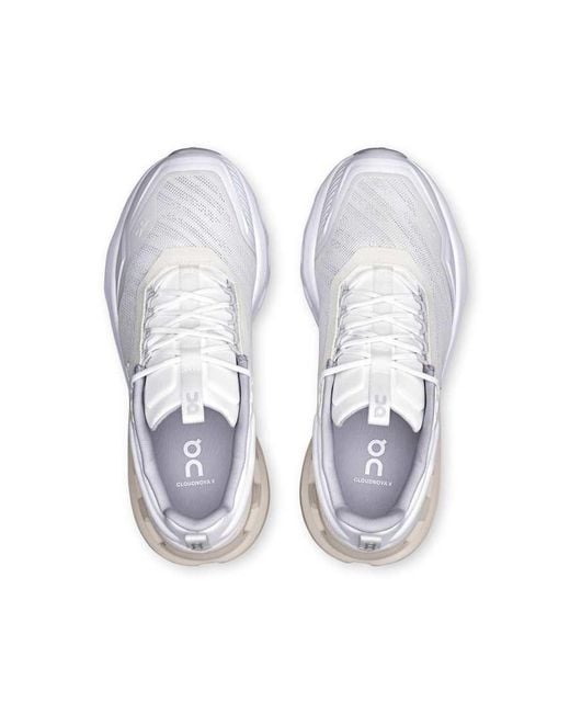 On Shoes White Cloudnova X Training Trainers