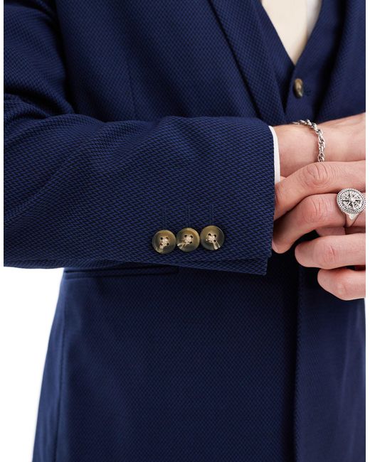 Wedding - veste ASOS pour homme en coloris Blue