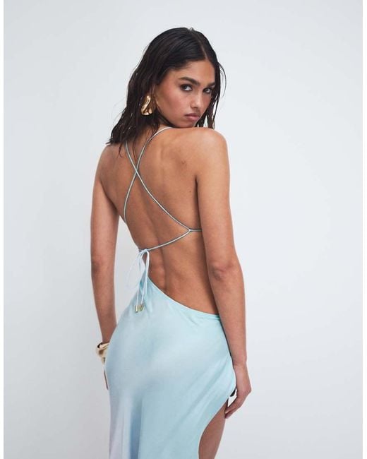 Cin Cin White Villa Moonstone Cut Out Maxi Dress