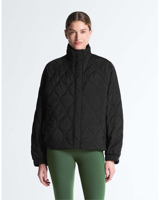 Oysho Black Waterrepellent Fellex Aerogel Padded Jacket