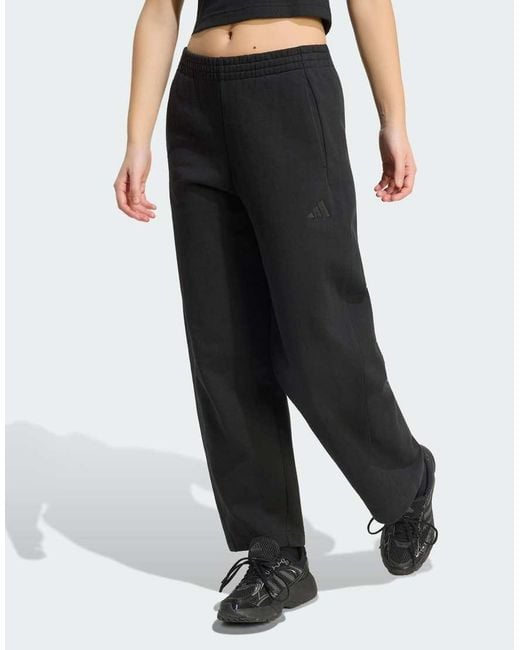 Adidas Originals Black Adidas Kit Small Logo Barrel Pant