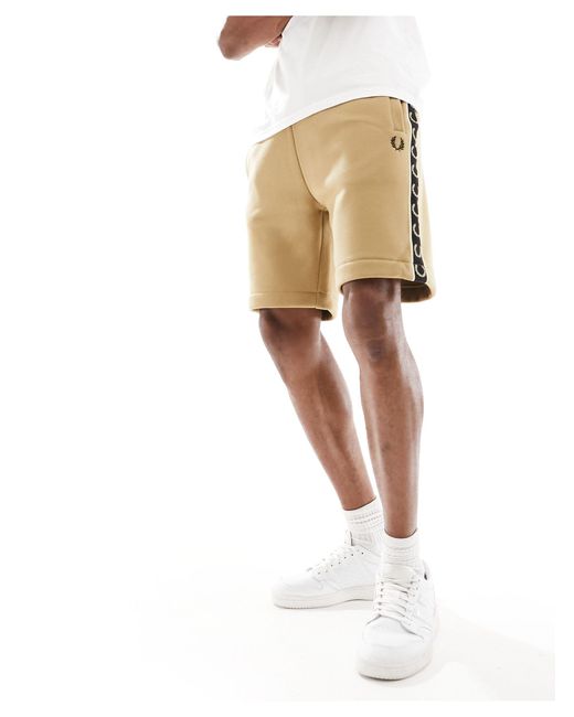 Fred Perry Natural Taped Sweat Short for men