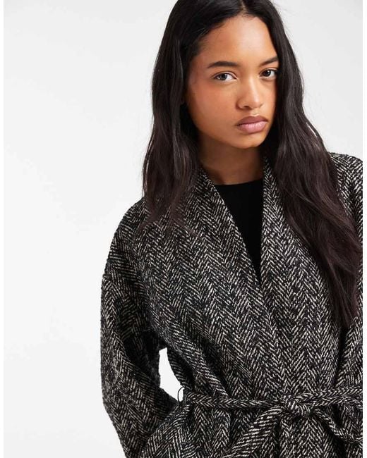 Aware Gray Belted Short Jacket