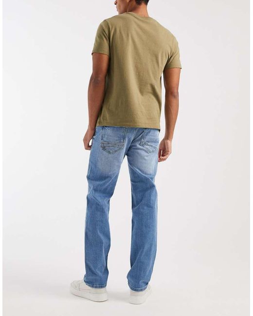 Blend Blue Regular Fit Straight Leg Jeans for men