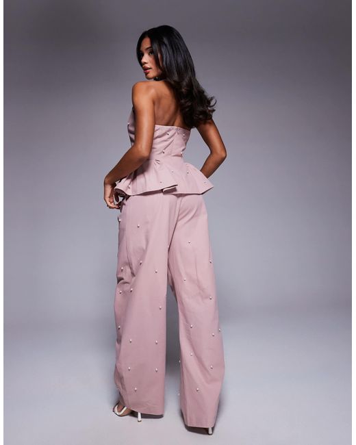 ASOS Pink – barrel-leg-hose