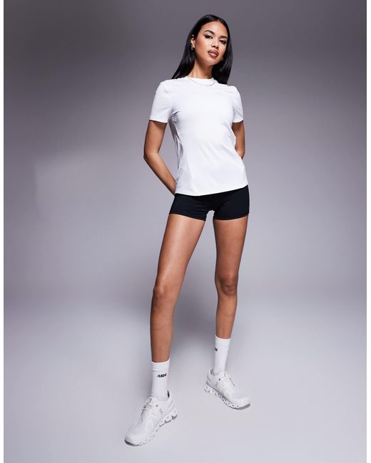 4505 White Icon Active Quick Dry Performance T-shirt