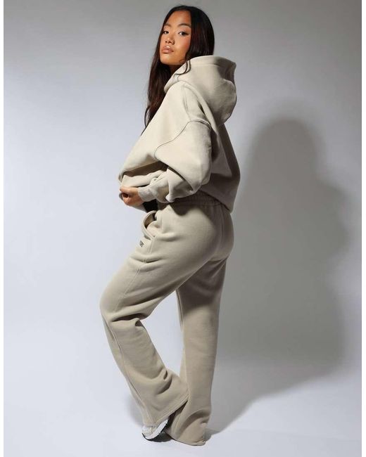 SIMMI White Colby Sport Flared Joggers