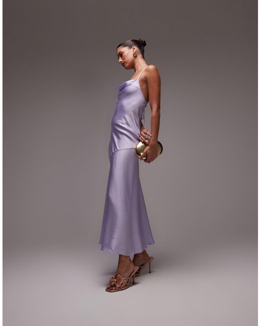 & Other Stories Purple – maxi-trägerkleid