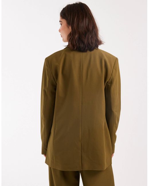 ASOS Green Relaxed Blazer