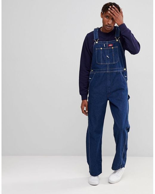 Dickies – Jeans-Latzhose in Blue für Herren