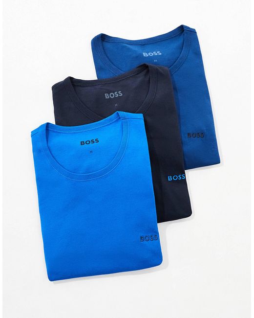 Boss – 3er-pack t-shirts in Blue für Herren