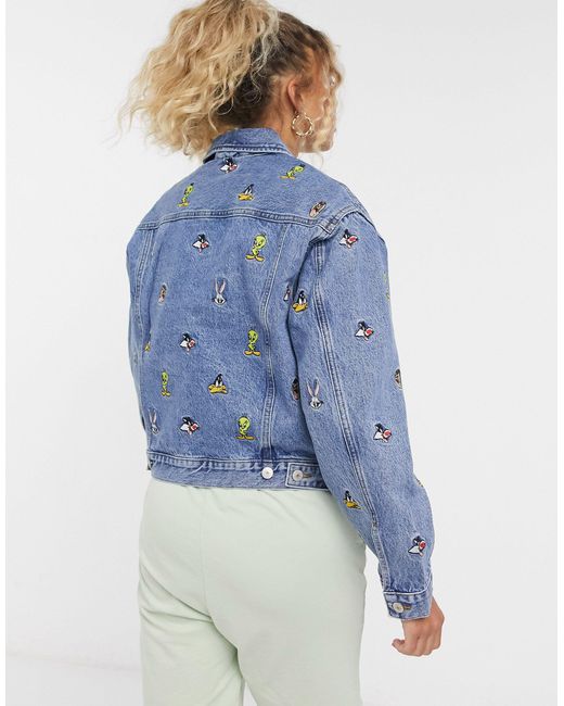 Looney Tunes All-over Icon Denim Jacket 