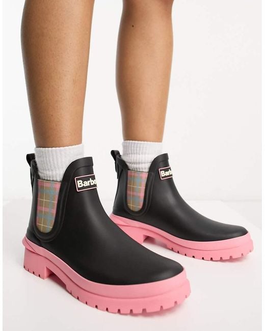 Barbour White X Asos Exclusive Mallow Wellington Boots