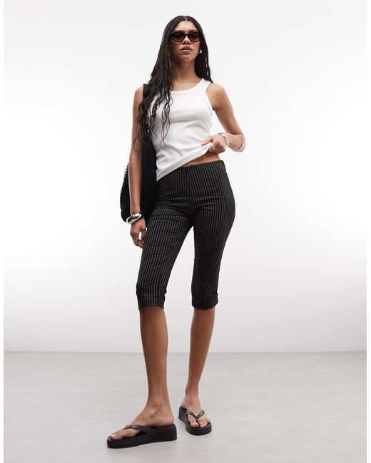 Collusion Black Tailored Capri
