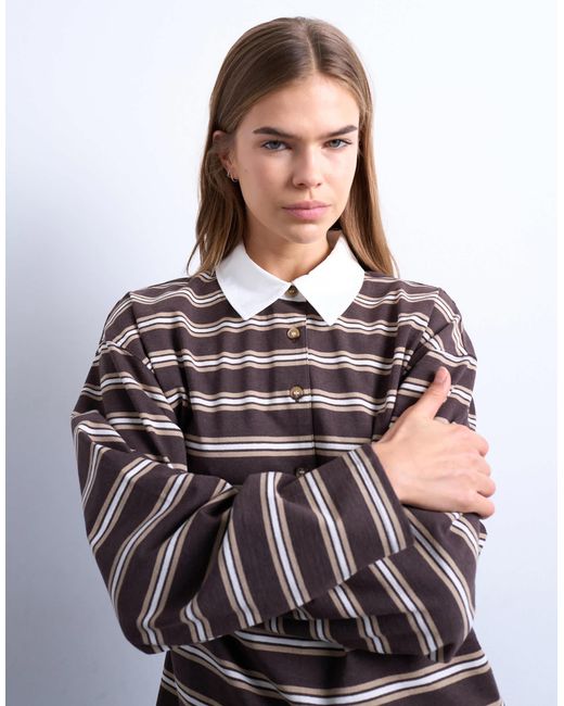 Polo TOPSHOP en coloris Blue