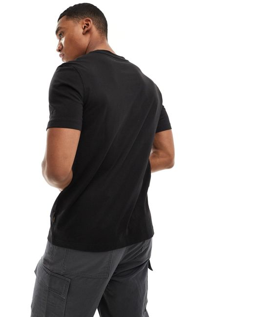 Tucan - t-shirt nera con stampa grafica di Boss in Black da Uomo